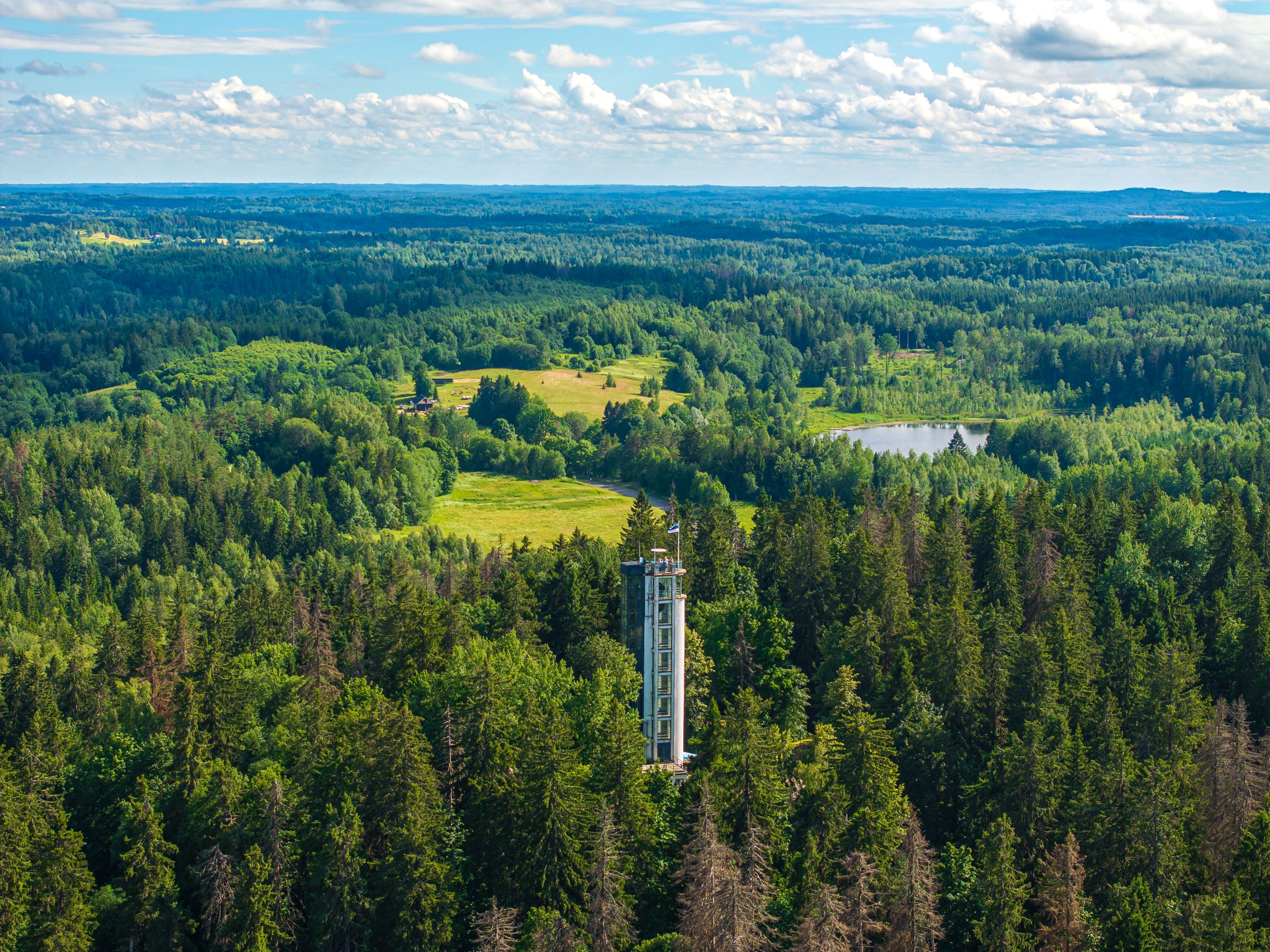 Sightseeing tower of the Great Mount of eggs